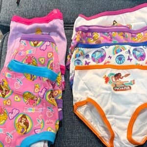 Disney Princess kids underwear - Pink, Purple, White